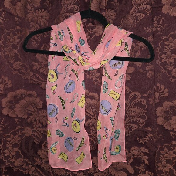 1994 Mattel Barbie Fossil Scarf 35th Anniversary Sheer Polyester - Picture 1 of 6